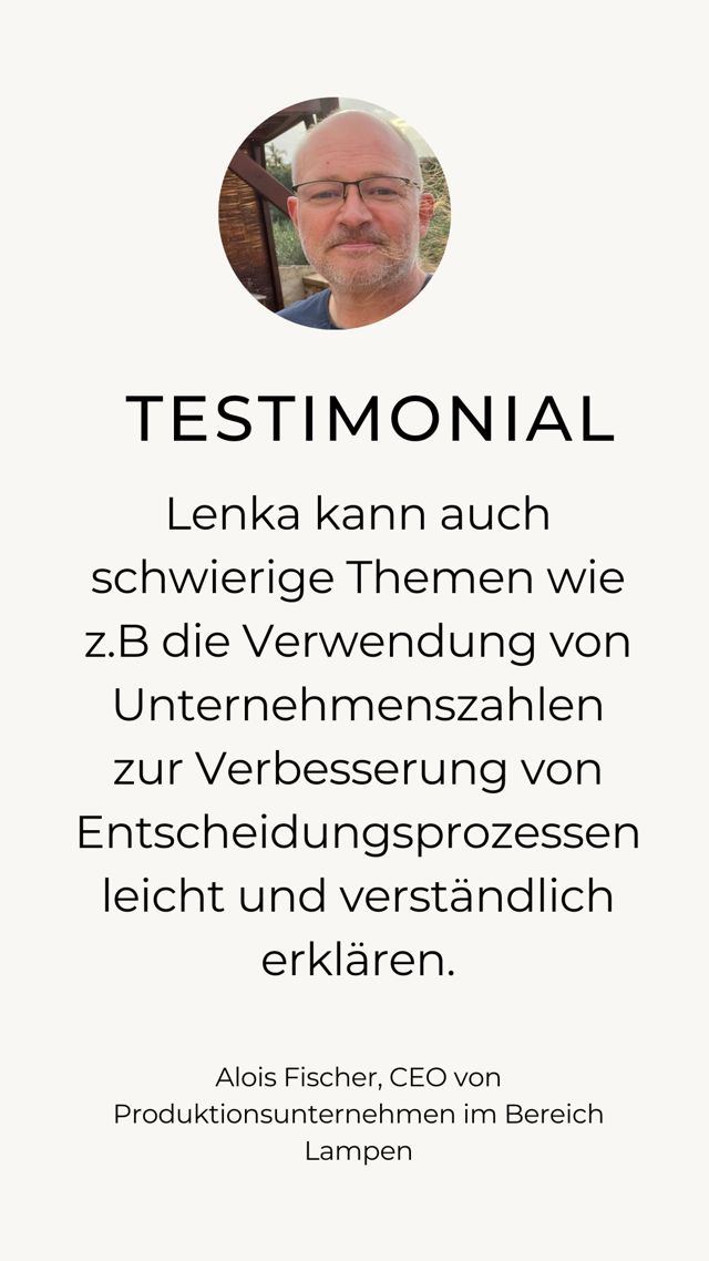 Testimonial von Alois Fischer, CEO Produktionsunternehmen Lampen